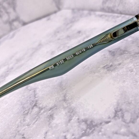 Ray-Ban Eyeglasses Frame RB 5150 5023 50 [] 19 135 MM Tortoise Blue - Picture 8 of 10